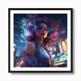 Cyberpunk 1 Art Print