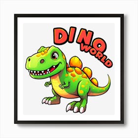 Dino World Art Print