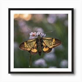 Moth fly Art Print