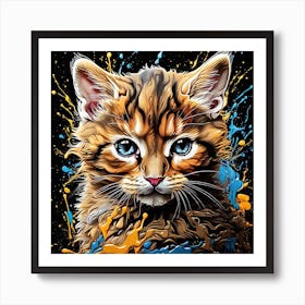 A Cute Kitten Art Print