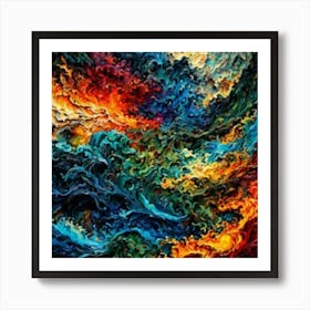 Abstract Painting 19 Art Print