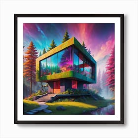 House In The Forest 3 Art Print