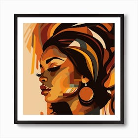 African Woman Art Print