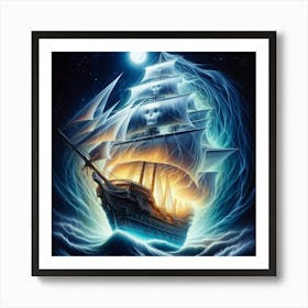 Pirate Ship 4 Art Print