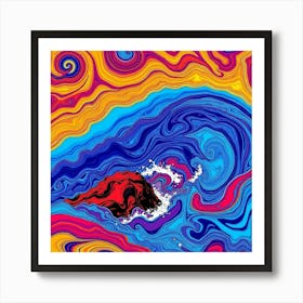 Psychedelic Art, Psychedelic Art, Psychedelic Art, Psychedelic Art, Psychedelic Art, 1 Art Print