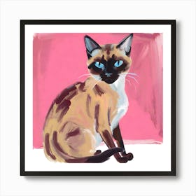 Siamese Cat 04 1 Art Print