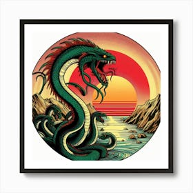 Sunset Saga 13 Art Print