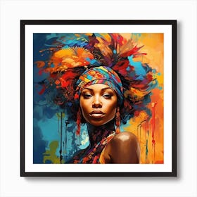 African Woman 54 Art Print