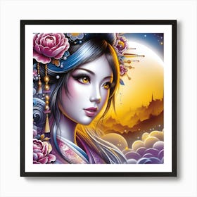 Chinese Girl 5 Art Print