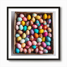 Colorful Easter Eggs 5 Art Print