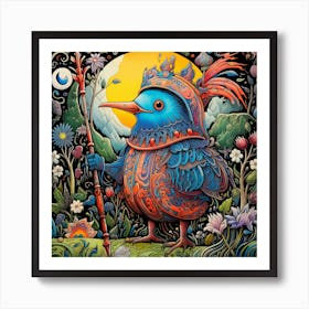 King Bird Art Print