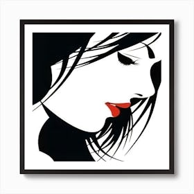 Portrait Of A Woman Art Print