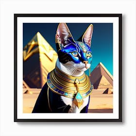 Egyptian Cat 1 Art Print