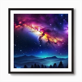 Galaxy Wallpaper 17 Art Print