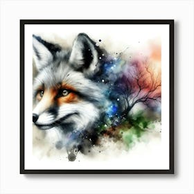 Creative Wild Animal Representation 30 Art Print