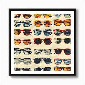 Ray Ban Sunglasses Art Print