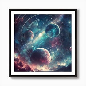 Space And Planets Art Print