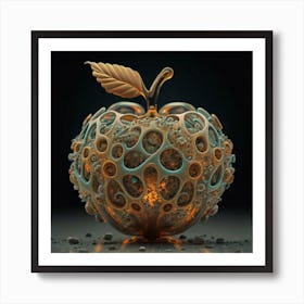 The glass apple an intricate design that adds to its exquisite appeal. 13 Art Print