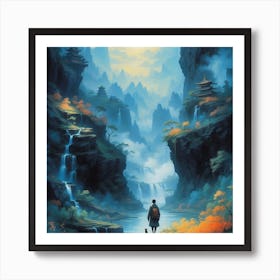 Asian Landscape Art Print