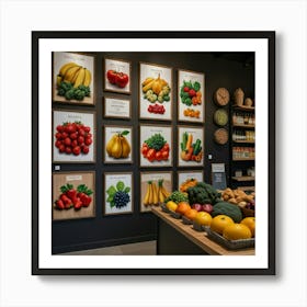 Default Create Unique Design Of Grocery Art Wall 1 Art Print