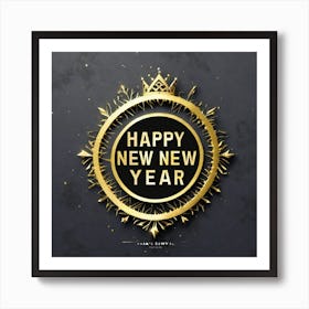 Happy New Year 128 Art Print