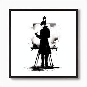 Portrait Of An Artist 1 Art Print