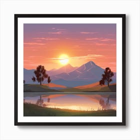 Beautiful Sunrise Art Print