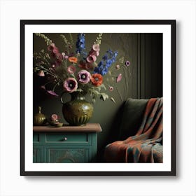 Vase Of Flowers 5 Art Print