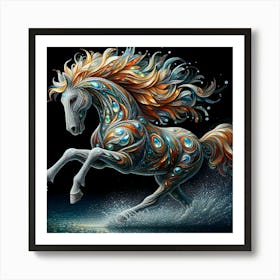 Horse Of Fire Art Print