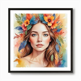 Watercolor Painting 17 Art Print