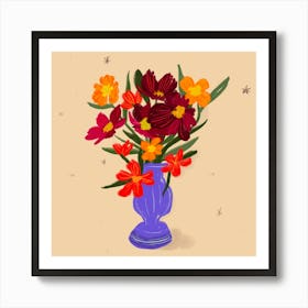 Flowers In A Vase Art Print