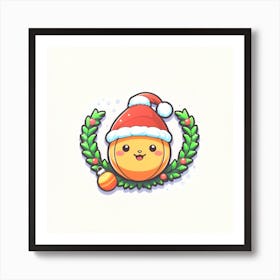 Santa Hat Art Print