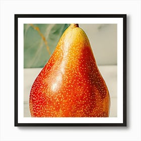 Red Pear Art Print