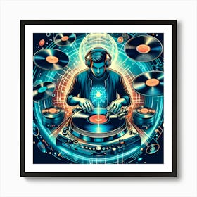 Dj Dj 1 Art Print