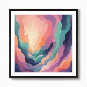 Abstract Painting 1003 Art Print