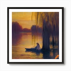 Dark evening Art Print