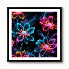 Lotus Flower Wallpaper Art Print