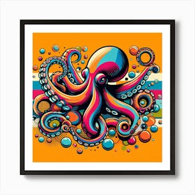 Octopus 6 Art Print