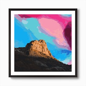 Rainbow Mountain II Art Print