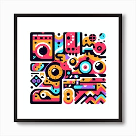 Colorful Abstract Design Art Print