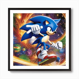 Sonic The Hedgehog 92 Art Print