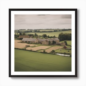 Farm In The Countryside 7 Art Print