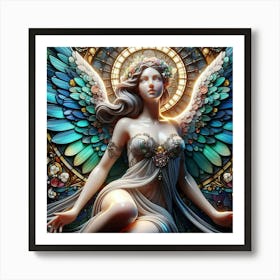 Angel With Wings 5 Art Print