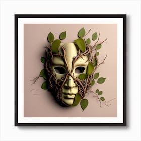 Mask Of Nature Art Print