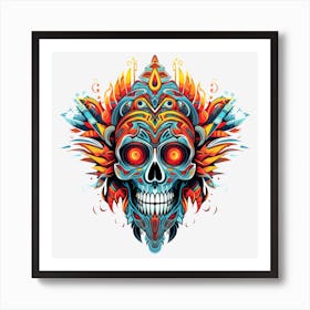 Skull Of The Day 1 Art Print