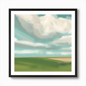 Landscape Painting 1 Art Print