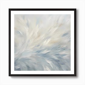 AI Ethereal Breeze Elegance Art Print