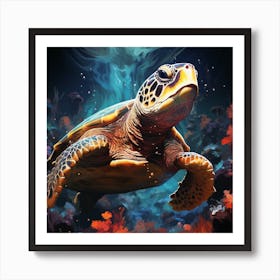 Sea Turtle 2 Art Print