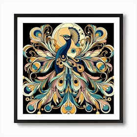 Peacock 33 Art Print