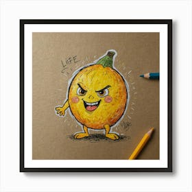 Life Is A Lemon 1 Art Print